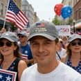 thumbnail image 4 of Uuiauoio 250 Anniversary USA Hat for Man United States America 250th Anniversary Hat 1776-2026 Year Patriot Baseball Caps, 4 of 6