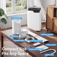 thumbnail image 3 of ELEKA 16000BTU Portable Air Conditioners with Remote Control,4-in-1 Standing Air Conditioner Up to 750 Sq.Ft. 24H Timer, Include Installation Kits, 3 of 9