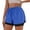 Blue, variant on Conairie Workout Shorts for Women Loose Quick Dry Stretch High Waisted Running Shorts with Built-In Liner Lightweight Summer Sport Shorts with Pockets Black L