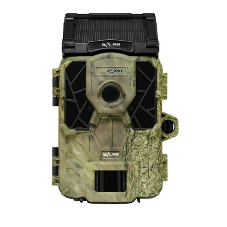 Spypoint Solar-Powered 12MP Trail Security Game Camera Low Glow w/ 2