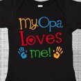 thumbnail image 4 of Inktastic My Opa Loves Me Boys or Girls Baby Bodysuit, 4 of 5