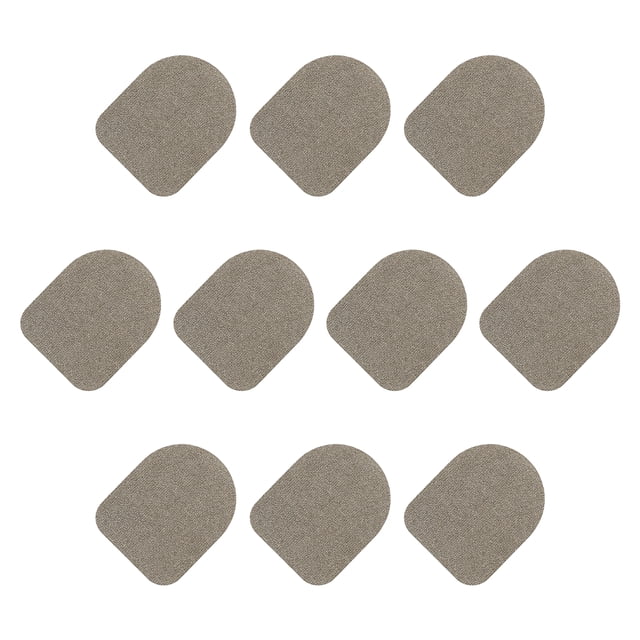 Pegatinas para guantes Uxcell de alta sensibilidad, fibra de plata flexible, pegatinas ultradelgadas para guantes, paquete de 30