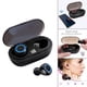 thumbnail image 3 of Auriculares inalámbricos CUTICAT F1 con cancelación de ruido control táctil para ejercicio azul, 3 of 8
