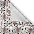 thumbnail image 4 of Ambesonne Geometric Window Valance, Trippy Flower, 54" X 18", Red Black White, 4 of 5