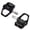 Delta Pedals(no spd side), variant on BUCKLOS Dual Side Pedal Fit Look Delta Peloton Replacement Pedals - Bike Clip Pedales Compatible with Shimano SPD for Indoor Bicycle,Outdoor Road Cycling (9/16'')