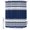 Blue, White, Navy, variant on Shower Curtains for Bathroom, Farmhouse Navy Blue Waterproof Fabric Shower Curtain, Farmhouse Blue Line Striped Decorative Bathroom Curtain for Bathtub, 72"x78", No Hooks Included