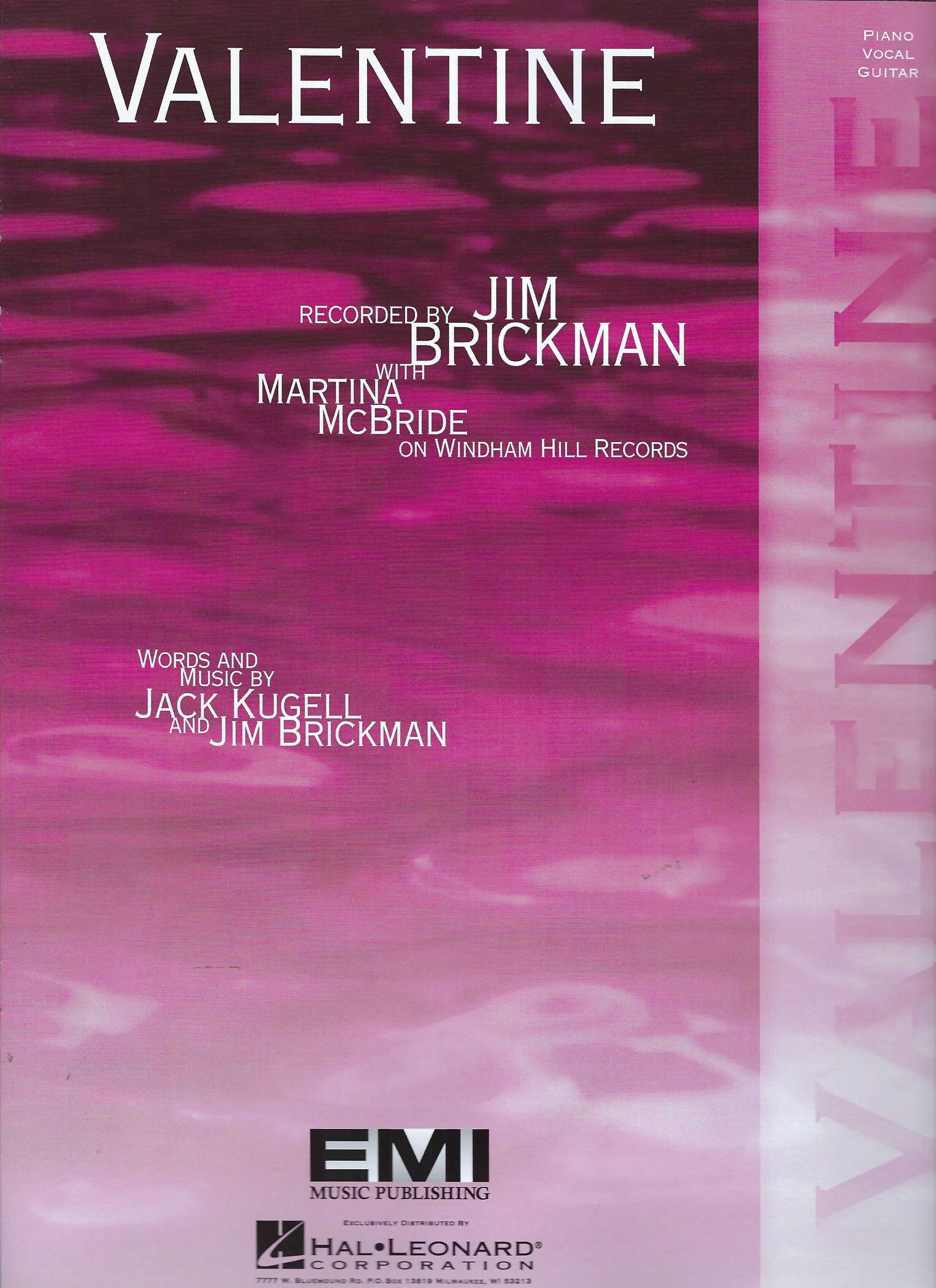 Martina McBride, Jim Brickman Valentine Sheet Music - Walmart.com
