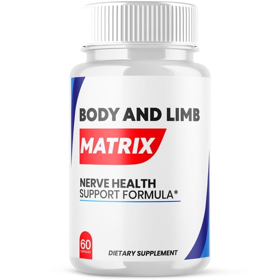 Body and Limb Matrix Advanced Nerve Health Support Pills Natural Vitamin Supplement 60 Capsules