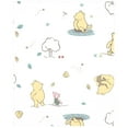 thumbnail image 3 of Disney Winnie the Pooh Beige and Multicolor Cotton Fitted Sheet Crib, Infant Boy or Girl,, 3 of 5