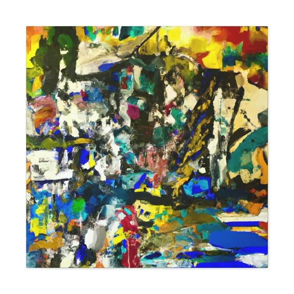 Dancing Colorful Splendor - Canvas