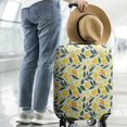 thumbnail image 2 of Yellow Lemon Fruits GreenLeaves Pattern Luggage Cover Fashion Suitcase Cover Baggage Covers Fit 25-28 Inch Luggage (Go Travel), 2 of 5