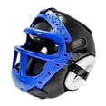 thumbnail image 2 of Accesorios para cascos de boxeo Zulema cabezal portátil Karate Taekwondo Sparring Máscara azul M, 2 of 8