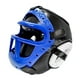 thumbnail image 3 of Casco de boxeo, casco de Kickboxing, ligero, ventilado, entrenamiento de Mma, casco de Muay Thai, casco de boxeo para Sanda Muay Thai Máscara azul M, 3 of 8