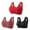 Red, variant on fheaev 3PC Front Closure Bras for Women Post Surgery Brassiere No Underwire Comfort Wireless Snap Closing Everyday Bra Front Button Bras Cotton Sleep Front Buckle Corset Bra