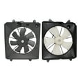 thumbnail image 3 of Brock Replacement Condenser Fan Assembly without Controller and Radiator Fan Assembly Set Compatible with 2007-2009 CR-V, 3 of 9