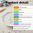 thumbnail image 3 of Bambang 8mm White Round Loose Plastic Pearl Beads, 1000 Pcs for Jewelry Making, DIY Crafts & Decor Projects, 3 of 3