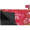 thumbnail image 2 of Valentines Day Love Hearts Magnetic Mailbox Cover Mailbox Wrap Post Letter Box Cover Home Decorative for Standard Mailboxes, 2 of 5