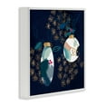 thumbnail image 3 of Stupell Industries Blue Patterned Ornaments Holiday Painting White Framed Art Print Wall Art, 12 x 12, 3 of 9