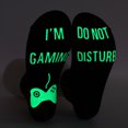 thumbnail image 3 of SMZ Do Not Disturb I'm Gaming Socks,Christmas Stocking Stuffers Gifts For Men,Gamer Birthday Gifts For Teen Boys,Fathers,Dad,Son, 3 of 8