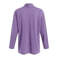 thumbnail image 5 of Hessimy Women's Cardigan 2025 Fall Dressy Casual Long Sleeve Crewneck Button Down Open Front Soft Knit Cardigan Sweaters(Dark Purple,XL), 5 of 6