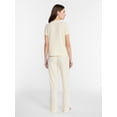 thumbnail image 2 of Lissome Women's Rib Knit Top and Pants Pajama Set, 2-Piece, Sizes S-3X, 2 of 4