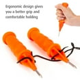thumbnail image 2 of Graflsoa ABS & Stainless Steel Ice Pick with Black/White Rope, Compact 24x10x4cm Rescue Tool, 91g Lightweight Design, 2 of 6
