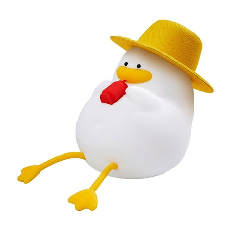 

Duck Night Light | Colorful Silicone Animal Light | Rechargeable LED Night Lighting Accessories with 30 Minutes Timer and Tap Control for Light Changing Kids Gift for Decoration