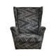 thumbnail image 5 of Funda Sillón Antideslizante Wingback Funda Para Silla Poliéster Moderno Elástico Impreso Para Dormitorio Negro Gris Fanmusic Funda Sillón, 5 of 7