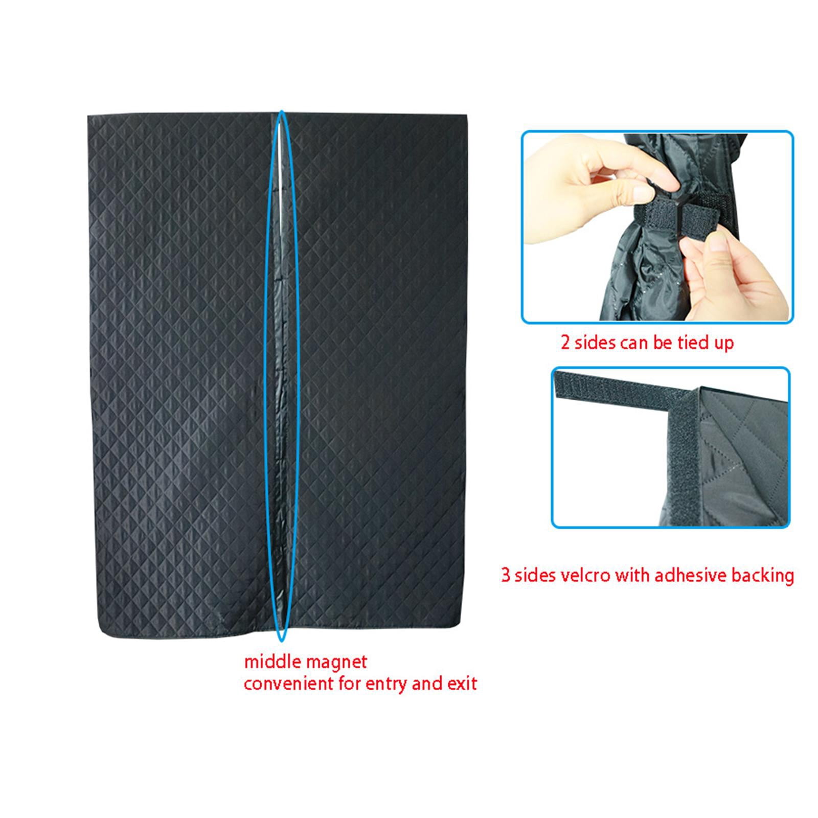 Dualoai RV Winter Door Curtain Premium Universal Accessory Easy to Install Coldproof