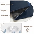 thumbnail image 6 of Navy Blue Washable Area Rug 3x5 Forest Nature Woodland Tree Misty Forest Silhouette Landscape Low-Profile Large Area Rugs with Non Slip Backing Indoor Floor Carpet for Entrance Living Room Bedroom, 6 of 9