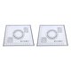thumbnail image 4 of Monstrate Cookie Dessert Pastry Non-stick Silicone Kneading Portable Restaurant Pad Kitchen Rolling Mat Bakery Baking Tool negro 26x29cm 2Conjunto, 4 of 6