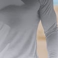 thumbnail image 5 of Dagugfen Summer Shirts for Men Mask Hoodie Long Sleeve Slim Gradient Color Sun Protection Comfy Lightweight Outdoor Tops, 5 of 5