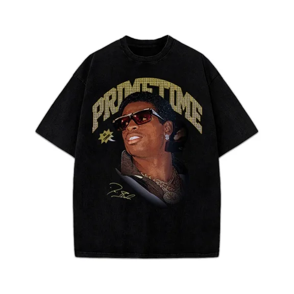 Deion Sanders - Prime Time "We Coming" Coach Prime Vintage Graphic T Shirt