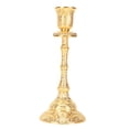 thumbnail image 3 of Candelabro decorativo Nikou candelabro dorado candelabro de pilar de metal vintage, 3 of 9