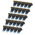 thumbnail image 4 of Self Locking Button Switch,25Pcs Squares Push Button Mini Squares Switch Push Button Revolutionary Design, 4 of 7