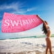 thumbnail image 3 of Microfiber Beach Towel Super Colorful Bath Towel Sandproof Beach Blanket Multi-Purpose Towel For Travel Swimming Pool 28x60 Inch, 3 of 5