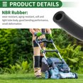 thumbnail image 4 of Unique Bargains 1 Pcs Lubricating Oil Hoses 0.39"ID 0.63"OD 8.2ft L Nitrile Rubber Water Hose Pipe Tubing for Irrigation/Small Equipment/Outdoor Black, 4 of 6