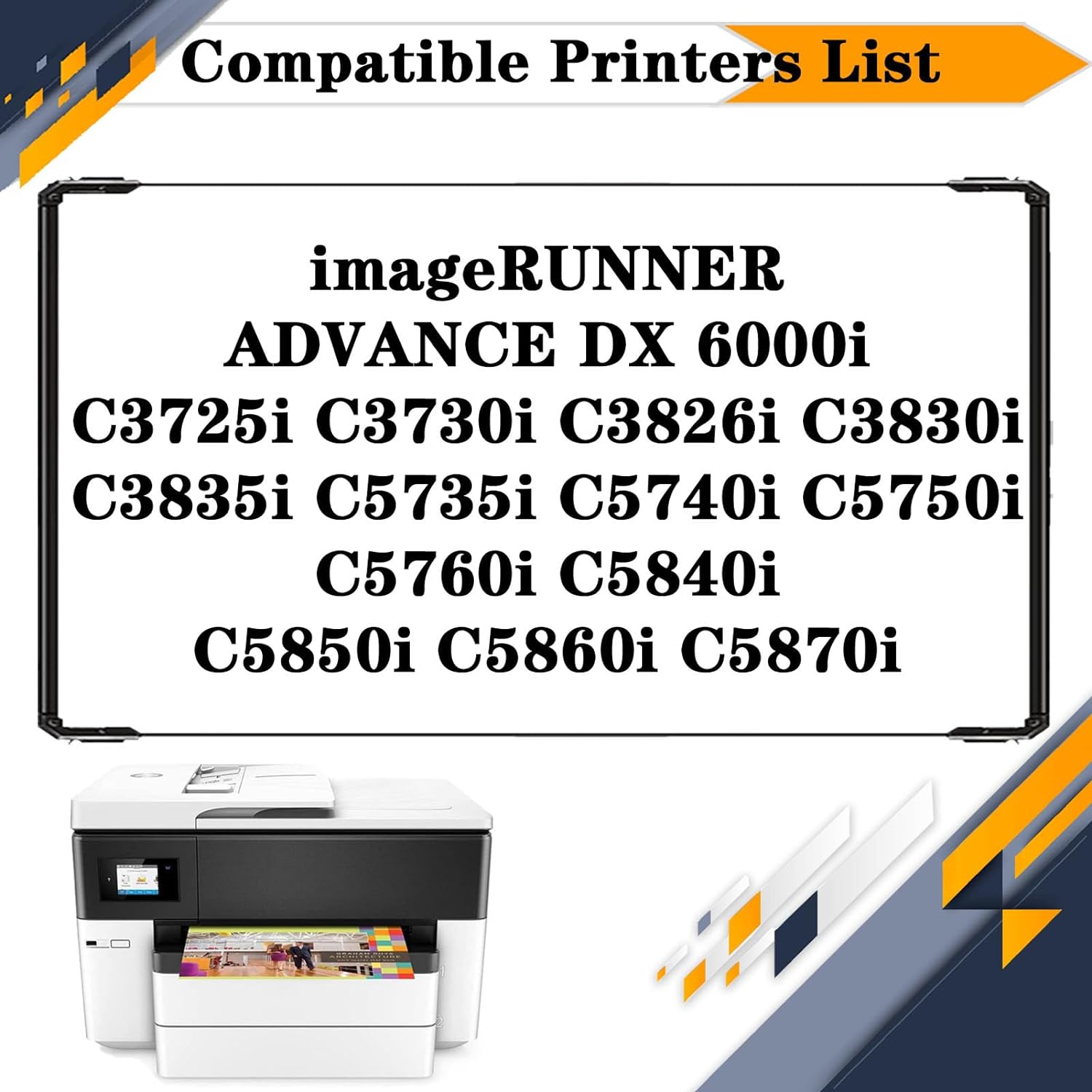 Boîte à Toner Usagée WT-202 Compatible Canon ImageRUNNER Advance - Pour Modèles DX 6000i, C3725i, C5735i, Etc. - 4