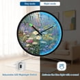 thumbnail image 5 of Voice Activated Clock with Glow Light 12 Inch Large Silent Wall Clock Battery Operated for Home Decor Vibrant Garden Filled, 5 of 8