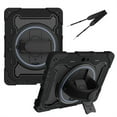 thumbnail image 1 of XYX 3in1 Rotating Stand Case for Microsoft Surface Go 3 2021/Surface Go 2 2020 10.5 inch with Hand/Shoulder Strap, Shockproof Rugged, Black, 1 of 7