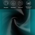 thumbnail image 5 of Teal Black Ombre Cloth Napkins, Gradient Contemporary Abstract Art Washable and Reusable Dinner Napkins Set of 8, Table Napkin for Kitchen Party Birthday Wedding Hotel Housewarming 20"x20", 5 of 8
