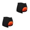 thumbnail image 3 of Advancent Pantalones cortos de ciclismo negros Unisex de alta ropa interior cómoda ropa interior de bicicleta a prueba de golpes Type3 NO3, 3 of 6