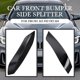 thumbnail image 3 of Car Front Bumper Side Splitter Spoiler Trim for Black, 3 of 4