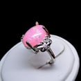 thumbnail image 2 of Sharla Statement Ring Oval Pink Fire Opal Women Ginger Lyne Collection, 2 of 5