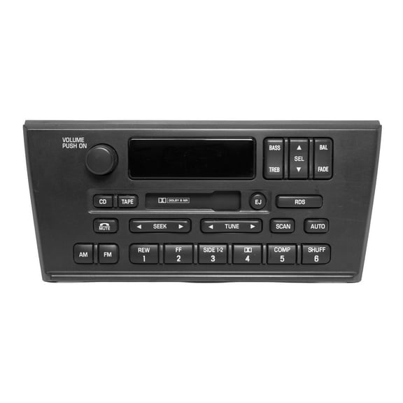 Restored 2000-01 Lincoln LS OEM AM FM Cassette Player Radio w CD Controls XW4F-18C870-AH (Refurbished)
