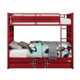 thumbnail image 3 of Metal Base Twin Turdle with Slat System and Cremon Bolts Red, 3 of 6