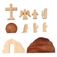 thumbnail image 4 of veasfak 10 Pieces Easter Resurrection Scene Set Easter Decorations for Home Figurine, 4 of 9