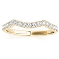 thumbnail image 3 of Pompeii 14k Yellow Gold Contour Diamond Wedding Band Anniversary Ring (H/I,I1-I2), 3 of 3