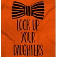 thumbnail image 2 of Funny Lock Up Your Daughters Bowtie Youth T Shirt Tee Boys Infant Toddler Brisco Brands 5T, 2 of 5