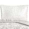 thumbnail image 2 of Jay 2 Piece Twin Comforter Set, Polyester Velvet Deluxe Texture, White- Saltoro Sherpi, 2 of 5